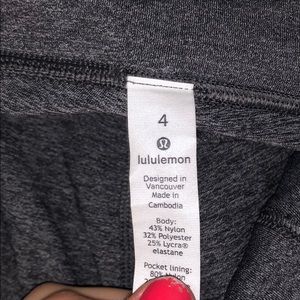 lululemon athletica Pants - Grey Lululemon Leggings lululemon athletica Pants - Grey Lululemon Leggings